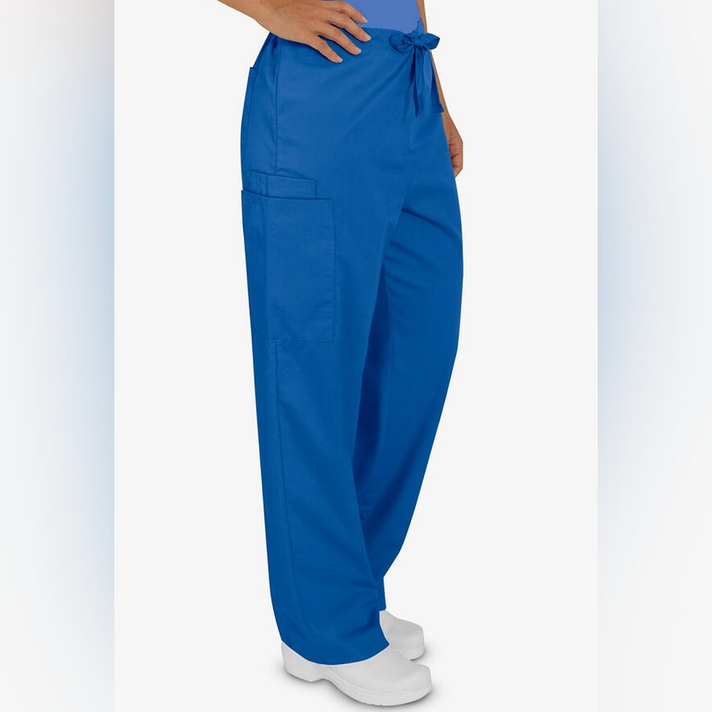 New! Royal Blue Unisex Drawstring Nurse Scrubs